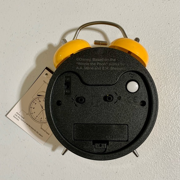 Disney Winnie the Pooh Twin Bell Analog Clock-NWT - Picture 8 of 8